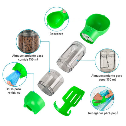 Botella Portatil 4 En 1 Multifuncional